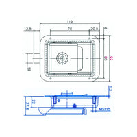 chapa universal acero inoxidable