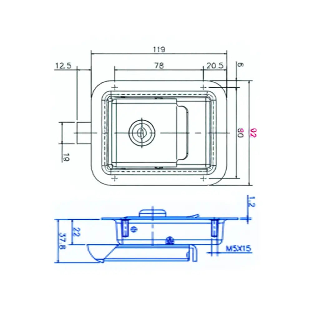 chapa universal acero inoxidable